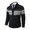 Pulls pour hommes Automne Hiver Chaud Cardigan Hommes Polaire Zipper Vestes Hommes Slim Fit Tricoté Sweatercoat Épais Pull De Noël Manteaux