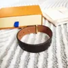 Marque de mode Bracelet marques de créateurs alliage boucle en cuir chaîne collier lettres pour hommes bracelet cadeaux avec boîte d'emballage