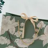 Borsa portatile per uccelli con fiori e confezioni regalo per Natale/matrimonio/Baby Shower/scatola per imballaggio di bomboniere per feste di compleanno