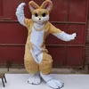 Fursuit profesional Disfraces de mascota de perro husky Vestido de fiesta de lujo de Navidad Traje de personaje de dibujos animados Traje Adultos Tamaño Carnaval Pascua Publicidad Ropa temática