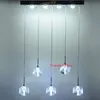 Transparent Crystal LED Dining Room Bar Pendant Light Modern Fashion Lamps For Home Living Room Simple Creative