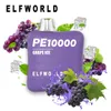 Elf World PE 10000 Jetable Vape Box Pod Dispositif Système E Cigarette 10000 Puffs Ecigs Kits Wape Gros I Vape Vape Bar Pi9000