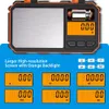 Hushållsskalor Digital Mini Scale 200G 001G Ficka med 50G kalibreringsvikt Elektronisk smart för mattabletter smycken 231026