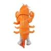 Costume de mascotte de homard d'Halloween Tenues de personnage de dessin animé de haute qualité Costumes de carnaval de Noël Costumes de fête d'anniversaire unisexe Tenue d'extérieur