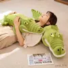 Stuffed Plush Animals Stuffed Animal Simulation Alligator Plush Toy Lifelike Dolls Funny Cushion for Children Birthday Gifts