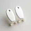 Taidian argent ongle boucle d'oreille poste pour les femmes autochtones perles boucle d'oreille bijoux trouver faisant 50 pièces lot1256W