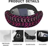 Backpack Hiking Fanny Pack Breast Cancer Pink Knot Crossbody Waist Bag Lightweight Belt Polyester Casual For Women Running