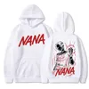 Sweats à capuche pour hommes Y2K Anime Nana Osaki Black Stones Imprimer Streetwear Hommes Femmes Casual Mode Sweat-shirts surdimensionnés Pulls à capuche