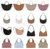 23Half Moon Paris Borsa sotto ascella Numero Un Nano Borsa a tracolla le Cyme in cammello pieno fiore Tonca Borsa a tracolla in pelle Duo testurizzata Tonca Designer di lusso Mini Crossbody Borse da donna Hobo