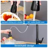 Kitchen Faucets Stainless Steel Faucet Single Hole Pull Out Spout Sink Mixer Tap Cold Dual Purpose Splash Proof 231026