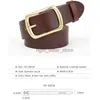 Bälten MVA Man Belt Pouch Cowhide Leather Men's Male midjeband Jeans för män Business Buckle Designer YQ231026