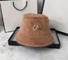 Chapéu de pescador superior inverno engrossado velo bonito balde chapéu all-match rosto emagrecimento gorro chapéus quentes