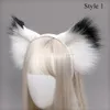 Faux Fur Ear Hairband Furry Fluffy Fox Hair Hoop Cute Animal Ears Headbands Headwear Cosplay Costume Hair Accessories