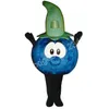 2024 Vuxenstorlek Happy Blueberry Mascot Costumes Halloween Fancy Party Dress Cartoon Character Carnival Xmas Advertising Birthday Party Costume Outfit