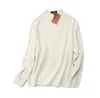 Maglioni da donna Primavera loro piano Maglione ampio girocollo in cashmere bianco dolcevita