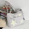 Borsone da donna Borsa multitasca Borsa a tracolla versatile a stella Tracolla regolabile Cute Messenger Sling estetico