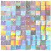 Other Event Party Supplies 1224Pcs Square Shimmer Sequin Panel Wall Glitter Birthday Background Decorations Backdrop Curtain For Wedding Decor 231026