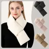 Scarves Winter Warm Scarf Fashionable European And American Japanese Versatile Thickened Down Windproof Portable N S0O5