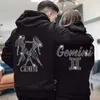 Erkek Hoodies Harajuku Erkek Gevşek Sweatshirt Siyah Kafatası Rhinestone Hoody Erkek Gündelik Sıcak Ev Ceketleri Kadın Unisex Külotu