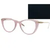 24New Luxe Cateye 925S Fille Lunettes Classique Acétates Cateye Fullrim228 léger Titane Jambe Lunettes Lunettes Cadre 50-19 étui de conception complet