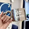 Mugs Nordic Style Electroplating Ceramic Cup Light Luxury Goodlooking Mug Laser Creative Glass Couples Cups Hand Gift 231026