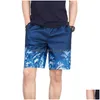 Herren Shorts Sommer Schnell Trocknend Bequem Beachwear Homme Paar Männlich Mascino Plus Größe 4Xl Bermuda Mascina Drop Lieferung Bekleidung Tuch Dhavs