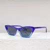 Sonnenbrille Schmetterling Design Einfache Linie Vintage Mode Mille 89 Solide Jelly Acetat Rahmen UV400 Objektiv Frauen Mann 3A Top Qualität