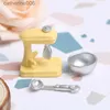 Cozinhas Play Food 1Pc 1/12 Miniatura Casa de Bonecas Panela de Arroz Máquina de Café Máquina de Pão Torrador de Carne Simulação Acessórios para eletrodomésticos ToyL231026