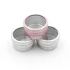 wholesale 10g Empty Aluminium Cosmetic Bottle Tin Luxury Round Aluminum Jar Can Nail Decoration Crafts Pot Container