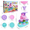 Clay Dough Modeling 26st Glass Machine Clay Mold Tool Set Children Toy Skin Mud Handmased Nontoxic Clay Preteny Play Dough Toys Developmental 231026