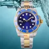 Luxe horloge Clean Rolaxes voor hoogwaardig horloge onderzeeër horloge 41 mm 904L roestvrij staal Zweefsluiting saffier lichtgevend waterdicht Met