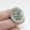 Nieuwkomers 10 stks-- 25mm Hoge kwaliteit spiegel legering I LOVE YOU TO THE BERGEN EN TERUG Charm Hanger voor Sieraden DIY making279z