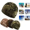 Berets Windproof Fleece Hats Elastic Thickened Thermal Tactical Hat Breathable Camouflage Men Beanie