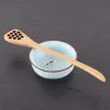 Wooden Honey Coffee Spoon Long Mixing Bee Tools Stirrer Muddler Stirring Stick Dipper Wood Carving Spoons Wholesale