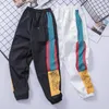 Pantalon pour hommes Side Stripe Track Jogger Hommes 2023 Étiquette Harem Homme Streetwear Mâle HipHop