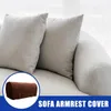 Stol täcker 2 datorer SOFA ARM STRECK ARMREST Protector Office Universal fåtölj Slipcover slipcovers soffas