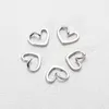 Pendants TU HE Real 925 Sterling Silver Simplicity Heart-shaped Chain Necklace Birthday Gifts For Ladies Fashion Jewelry