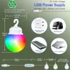 Christmas Decorations Patio Lights Outdoor String 48Ft RGB Color Changing G40 Warm White LED Bulbs Smart Holiday Lamp 231026