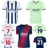 23 24 Club West Bromwich 19 SWIFT Camisas de futebol Albion 10 PHILLIPS 21 THOMAS-ASANTE 2 FURLONG 7 WALLACE 4 KIPRE 27 MOWATT SARMIENTO 6 AJAYI BARTLEY Kits de camisa de futebol