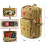 Sacs de taille Pochette tactique multifonction militaire Molle taille de hanche EDC sac portefeuille sac à main support de téléphone sacs Camping randonnée chasse Fanny Pack 231026