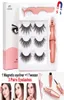 Magnetic Eyelashes with Eyeliner and Tweezer 3 Pairs 5 Magnetic False Eyelashes Liquid Eye liner Makeup Set Reusable eyelash No Gl9278380