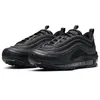 Designer 97 running shoes men women 97s sneakers Triple Black White Sean Wotherspoon Silver Gold Bullet University Red Volt mens trainers outdoor sports runners