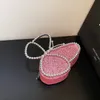 Evening Bags Evening Bag Bling Diamonds Handbag For Women Butterfly Shape Design Luxury Hand Pouches Shiny Vintage Ladys Clutch Bag 231026