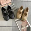 miui loafer dames platform kleding schoenen matelasse gouden gesp loafers vintage koehide mary jane sandalen dikke rubberen zolen rond teen wiggen glijden op zwarte hakken