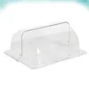 Bakeware Tools Showcase Cupcake Bakery Acrylic Stand Pan Clear Pastry Cover Case Cloche Display Dome Tray Bread Tent Dessert Plate Cake Lid