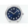 AAAA PP7300 36mm herrklockor Automatiska mekaniska klockor Back Transparent Blue Dial Sports Pake PP7300729 MONTRRES DE LUXE