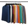 Camisetas de manga larga para hombre, camisetas 100% de algodón, primavera y otoño, cuello redondo, sudadera de manga larga, ropa informal para hombre 285f