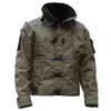 Men's Jackets High Quality Military Tactical Jacket Men Waterproof Wear-resistant Multi-pocket Bomber Jackets Outdoor Hiking Windproof Coat 231026