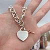 925 Sterling Silver Return To Bracelet for Women Classic Key Plus Heart Charm Chain Lobster Clasp Design Light Luxury Jewelry G220244O