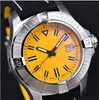 U1 Top Aaa Breitling Men يشاهدون Navitimer Chronograph Quartz Movement Avenger Hurricane Wristwatches Canvas Strap Sapphire Designer Watch Watch O458